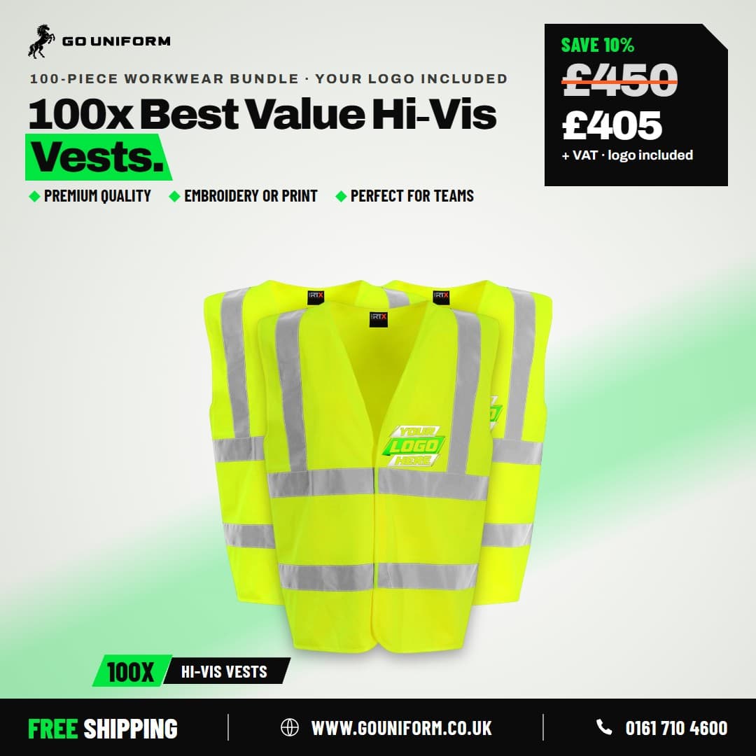 100x Best Value Hi-Vis Vests